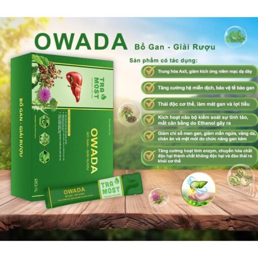 OWADA Giải rượu - Mát gan